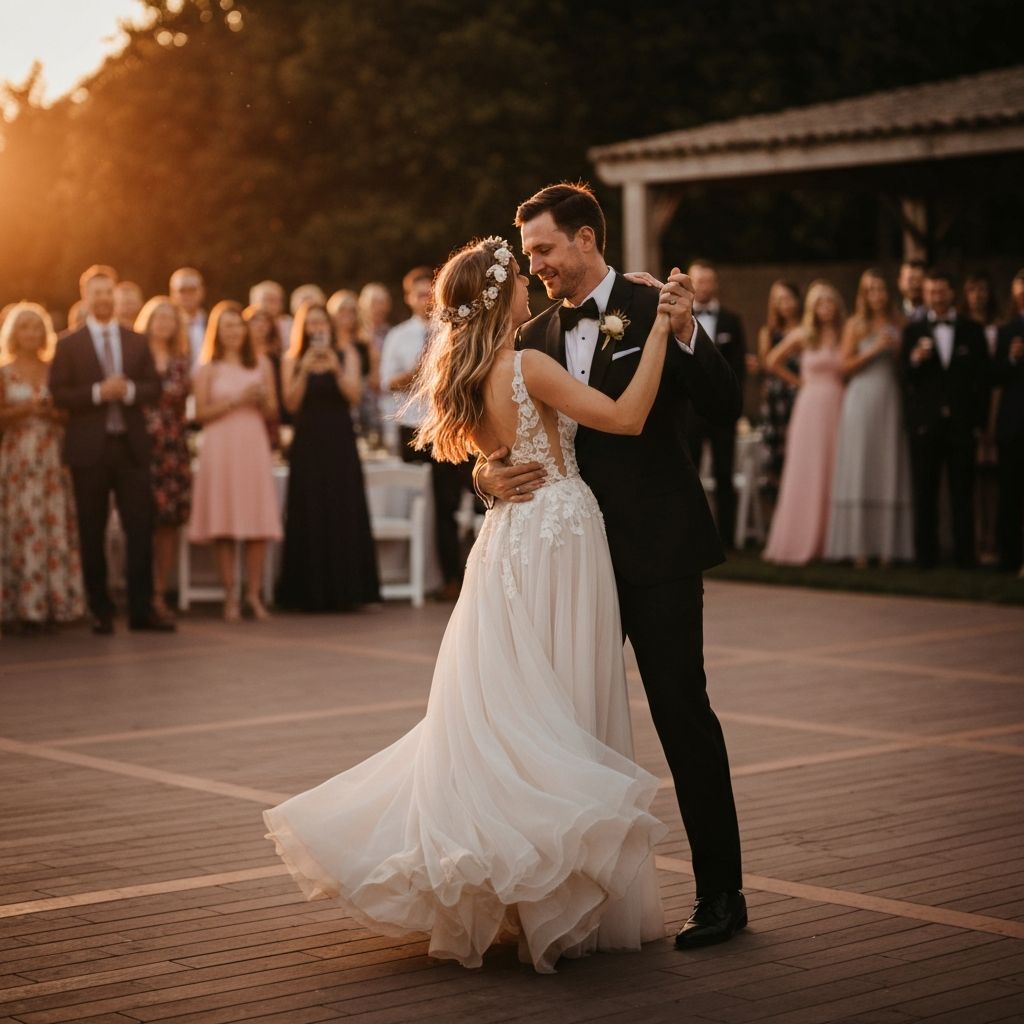 Sunset first dance